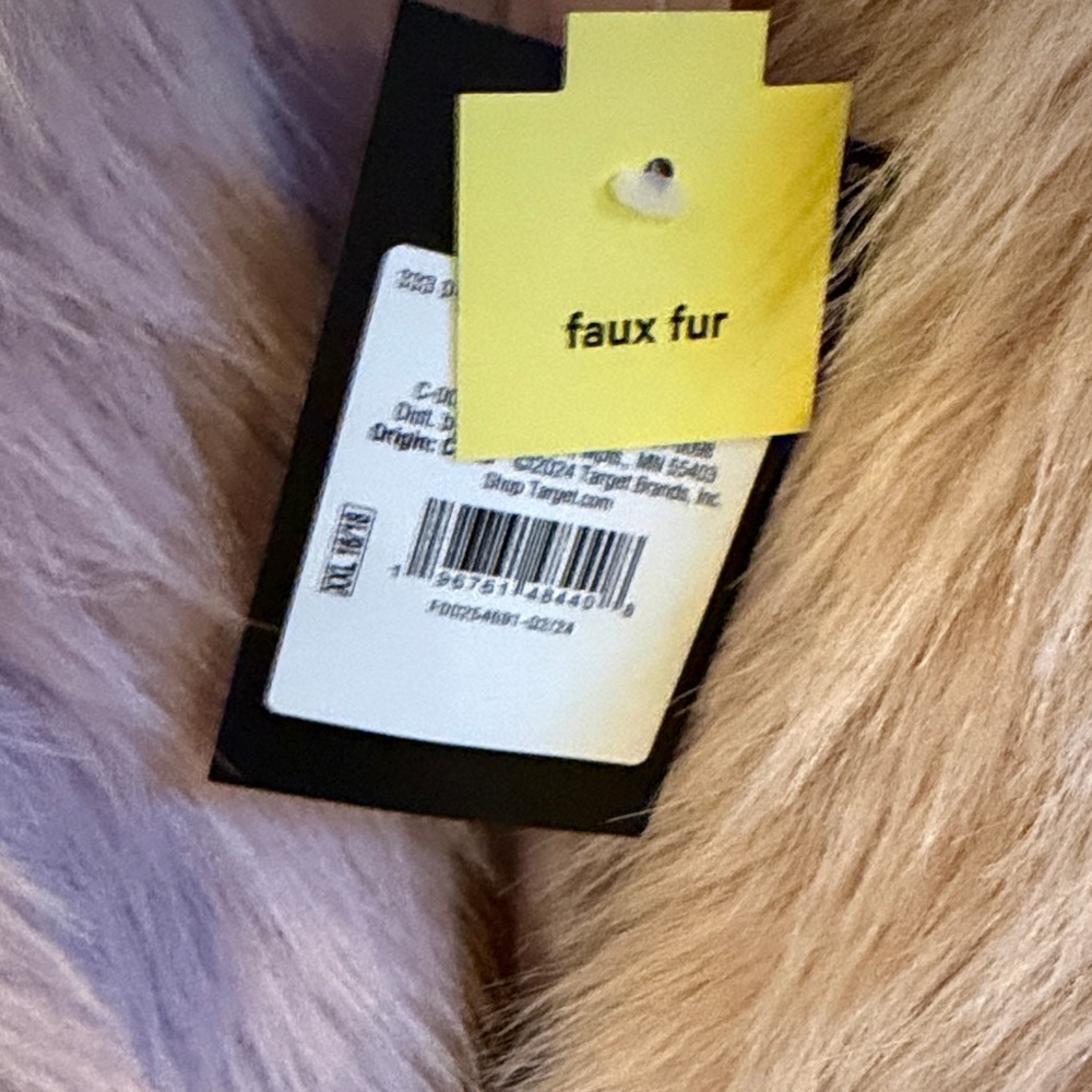Art Class Girl’s Pink Faux Fur Jacket NWT Size XXL - Picture 4 of 8
